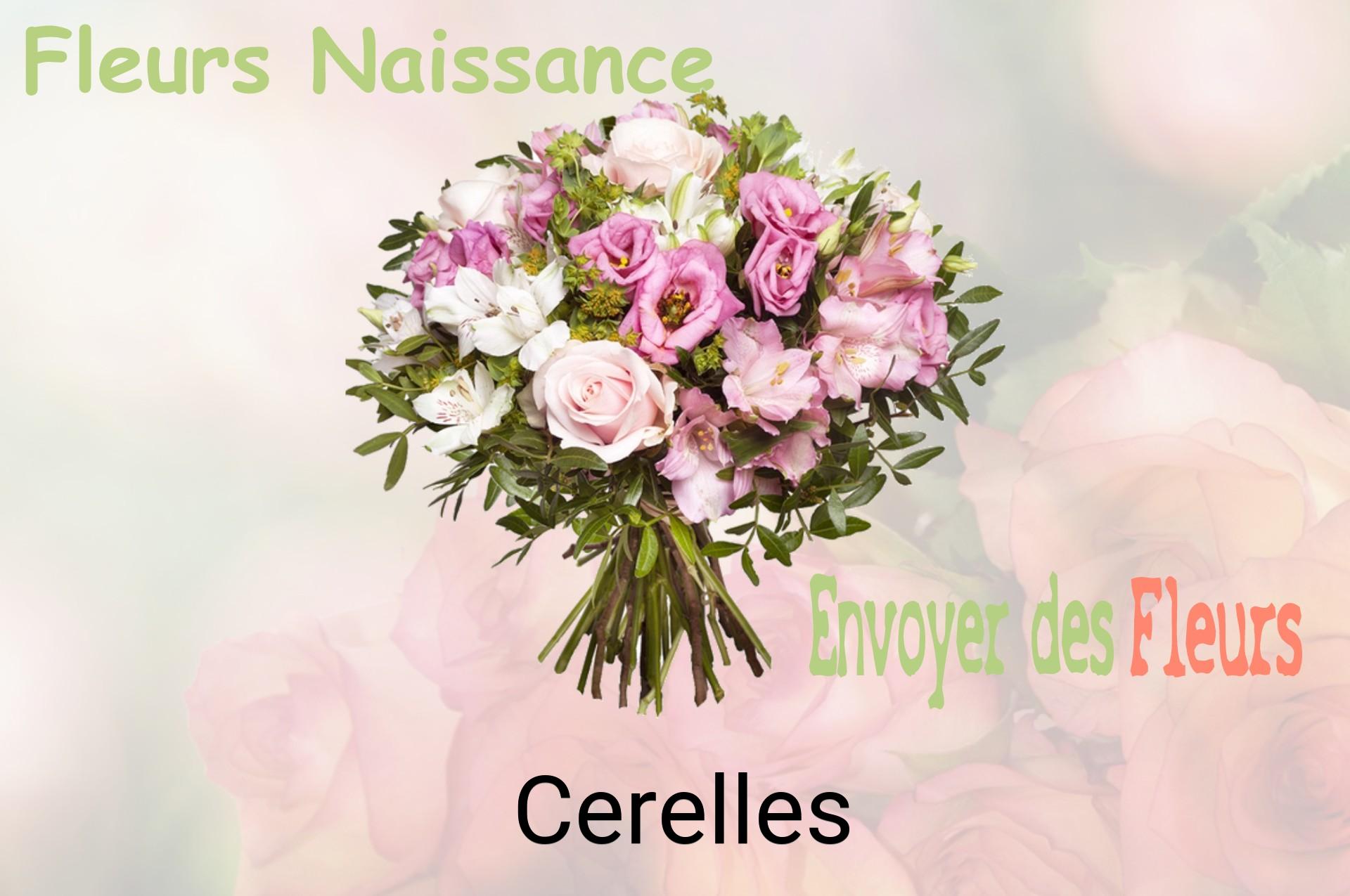 Bouquet de fleurs de naissance livré à Cerelles